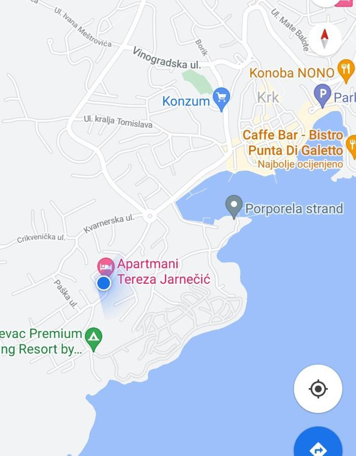 Studio Apartmani “Jarnecic” Krk Town Zewnętrze zdjęcie